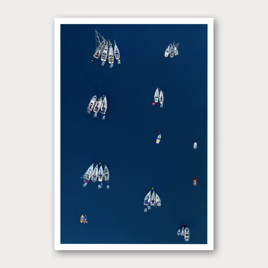 A photographic print of Bouy Magnet, framed with a white border and shown against a light gray background.