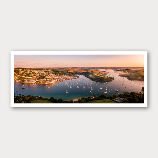 A photographic print of Harbour Light, framed with a white border and shown against a light gray background.