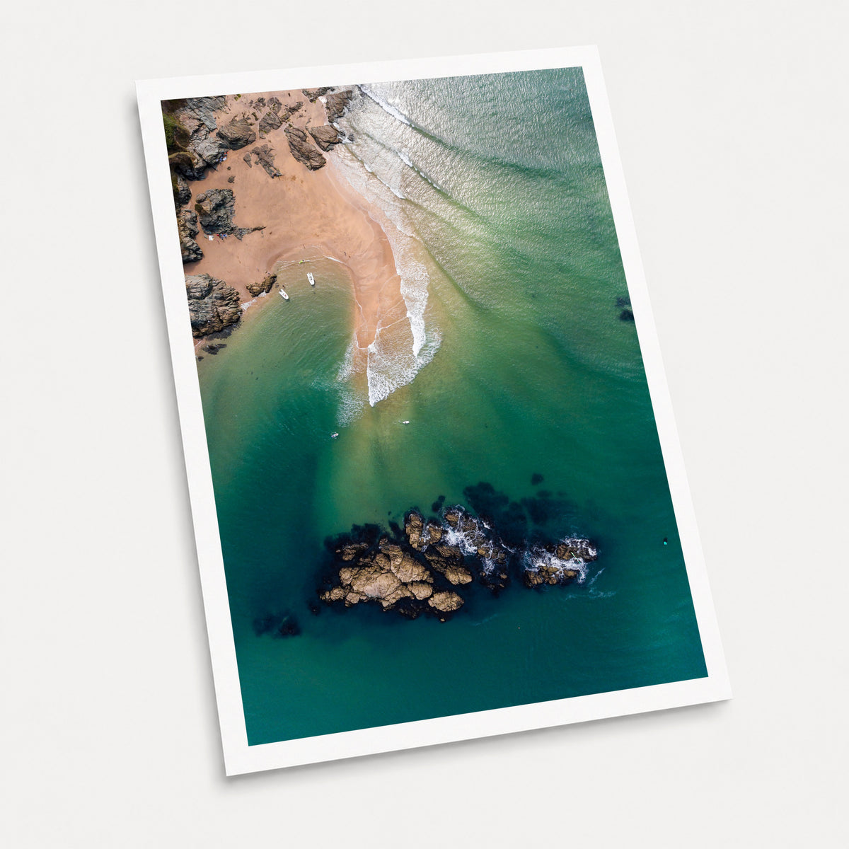 A photographic art print of The Hipple, displayed at an angle on a light gray background.
